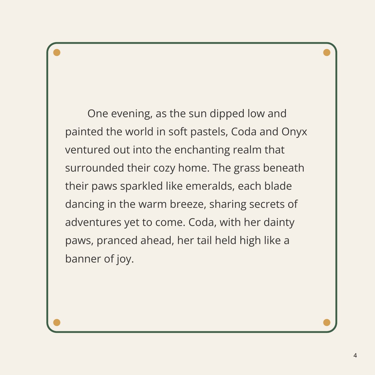 The accompanying page of Coda's story